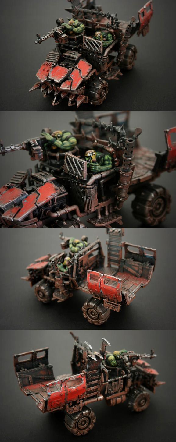 Orange, Orks, Weathered, Yellow