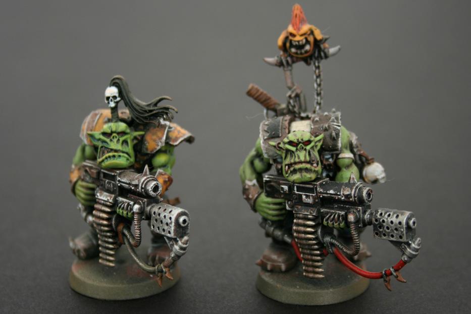 Orange, Orks, Weathered, Yellow