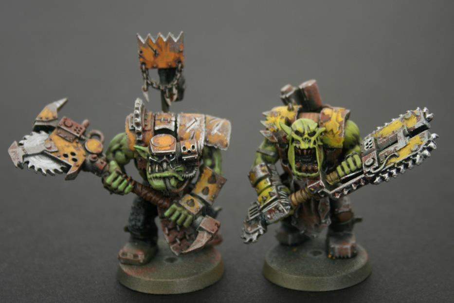 Orange, Orks, Weathered, Yellow
