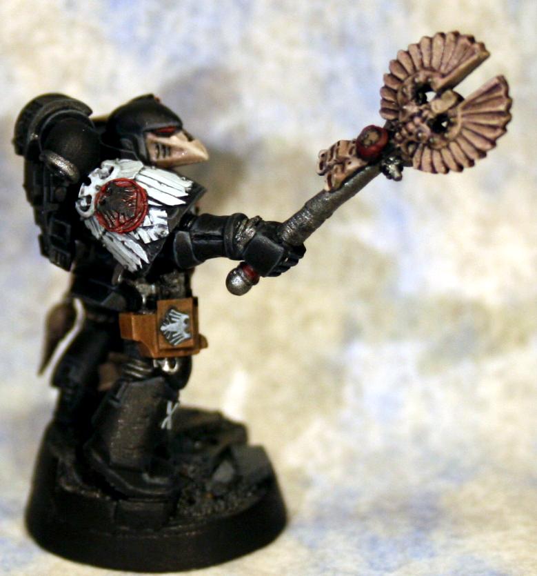 Chaplain, Headquarters, Raven Guard, Space Marines