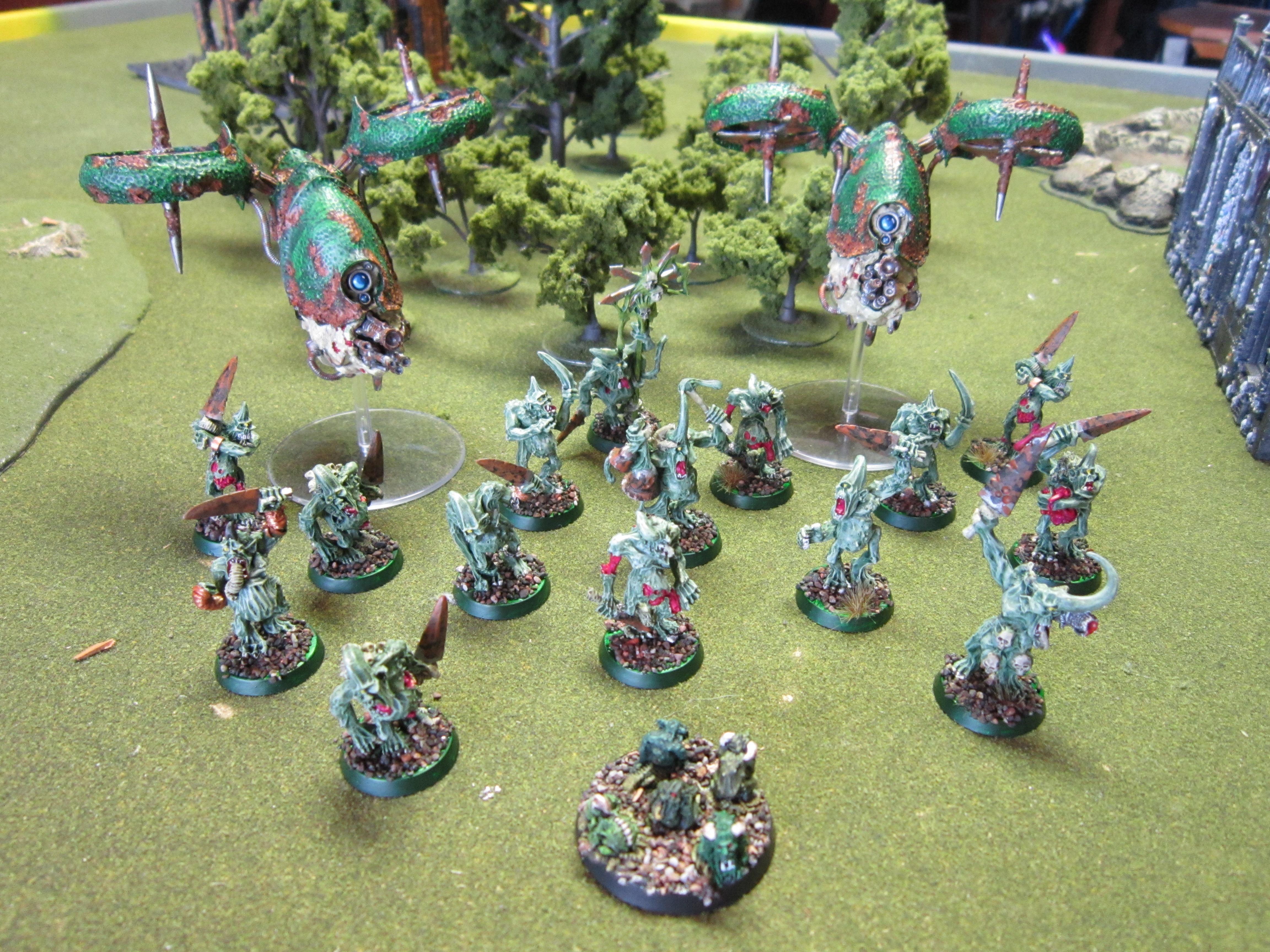 Blight Drones, Chaos, Daemons, Nurgle, Plaguebearers, Warhammer 40,000, Warhammer Fantasy