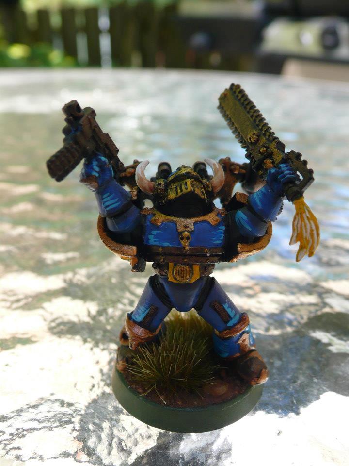 Chaos space marine- early work