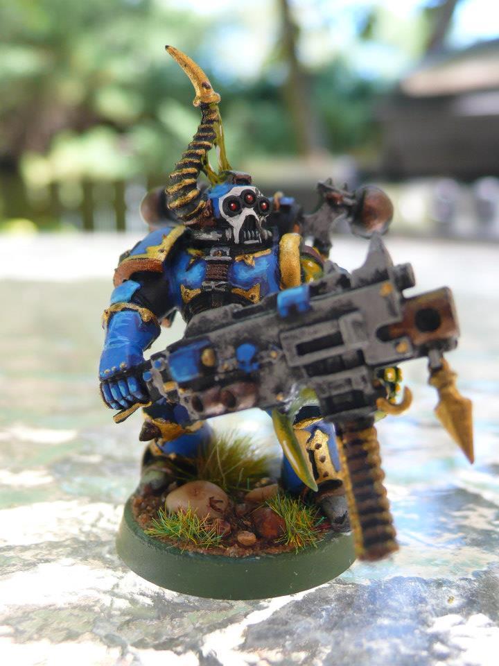 Chaos marine with tenticle arm