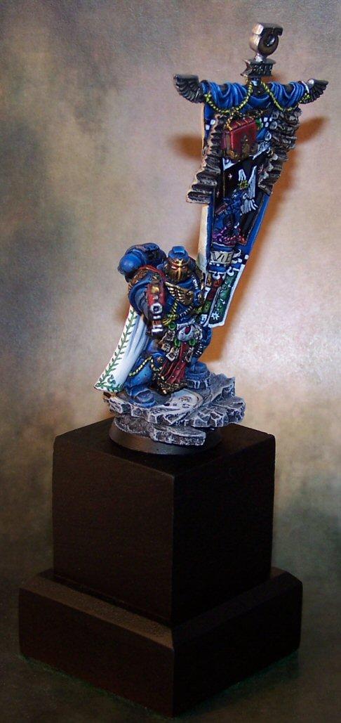 Banner, Flag, Space Marines, Standard, Standard Bearer, Ultramarines