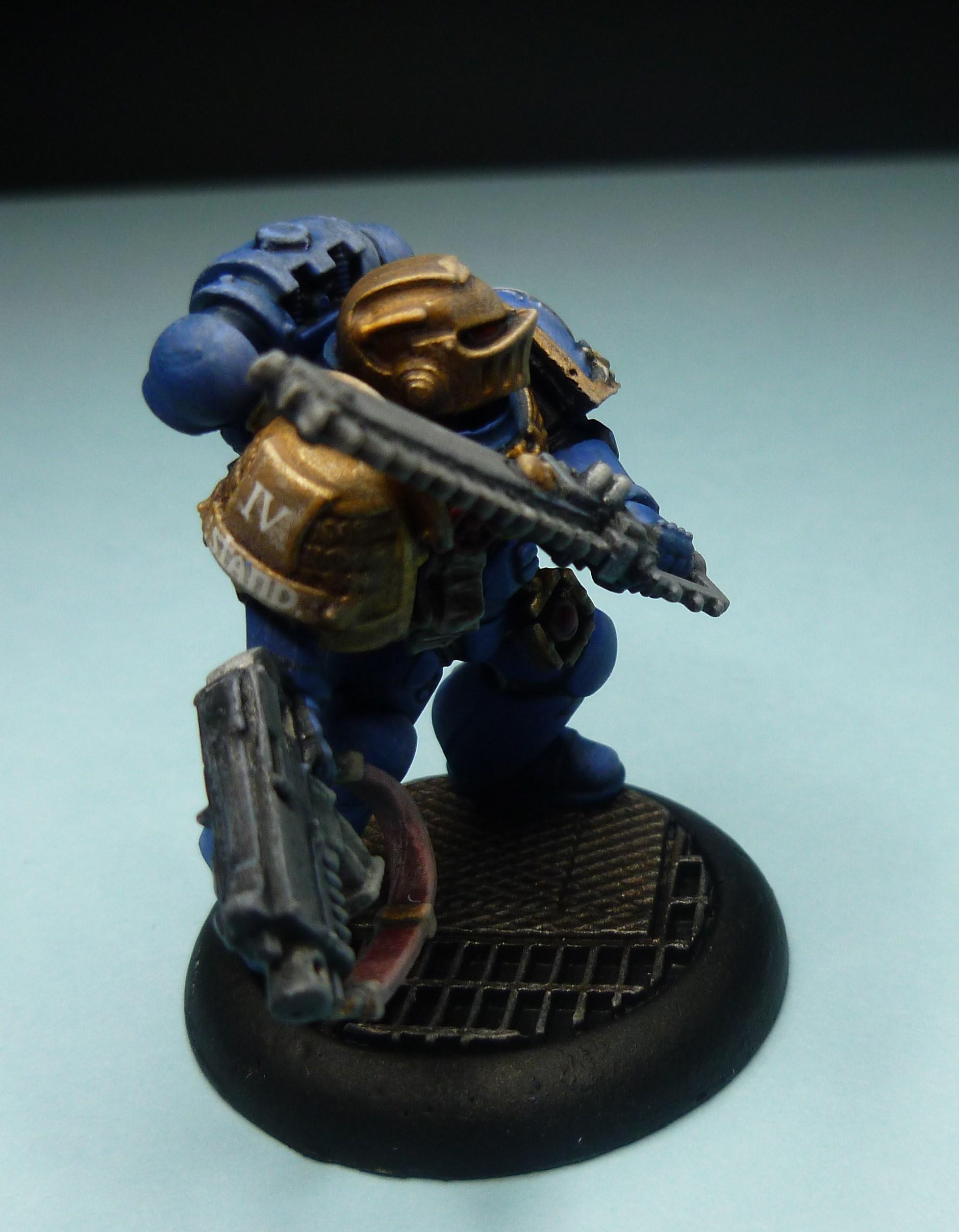 Blending, Kill Team, Space Hulk, Space Marines, Tactical Squad, Ultramarines, Wet