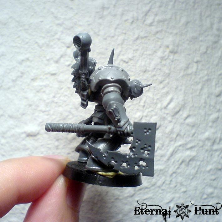 Champion, Chaos, Conversion, Death Guard, Nurgle, Plague Marines, Warhammer 40,000, Work In Progress