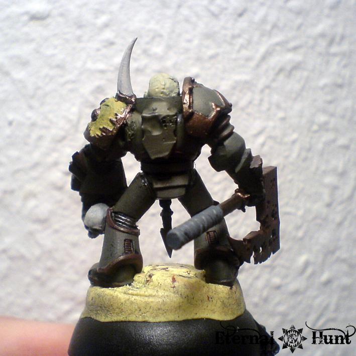 Champion, Chaos, Conversion, Death Guard, Nurgle, Plague Marines, Warhammer 40,000, Work In Progress
