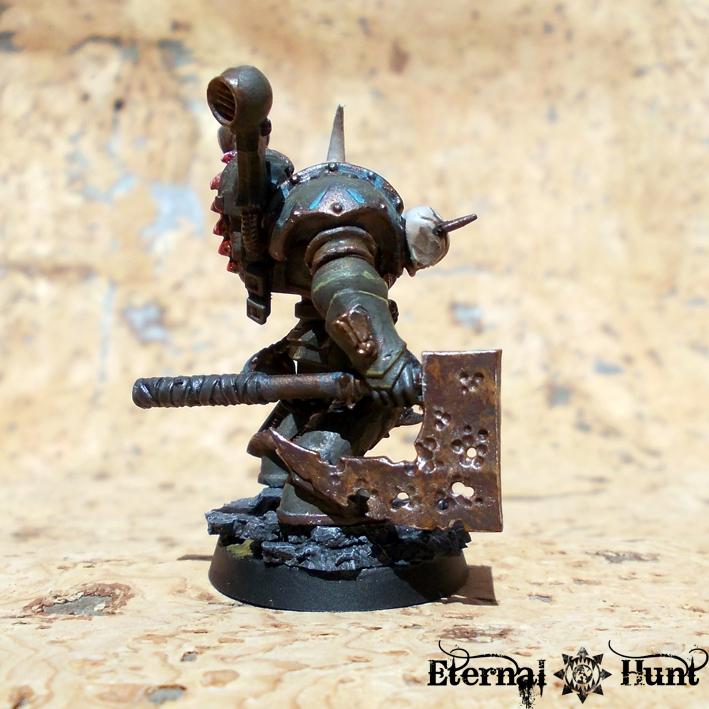 Champion, Chaos, Conversion, Death Guard, Nurgle, Plague Marines, Warhammer 40,000