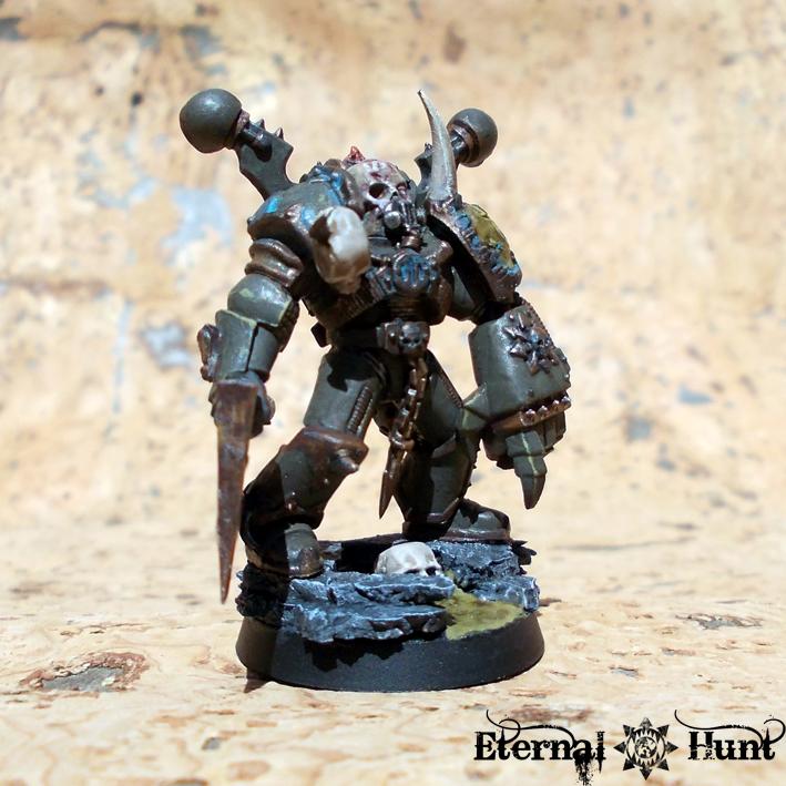 Champion, Chaos, Conversion, Death Guard, Nurgle, Plague Marines, Warhammer 40,000