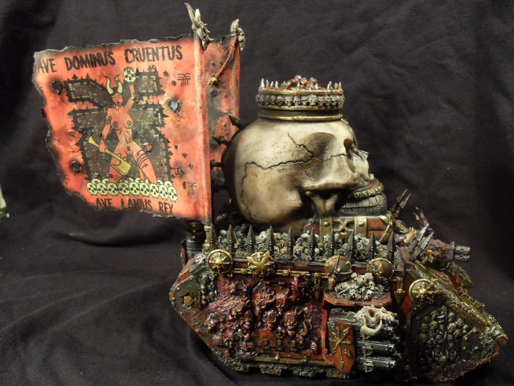 Cauldron Of Blood, Daemons, Khorne, Land Raider, Nsfw, Skull, World Eaters