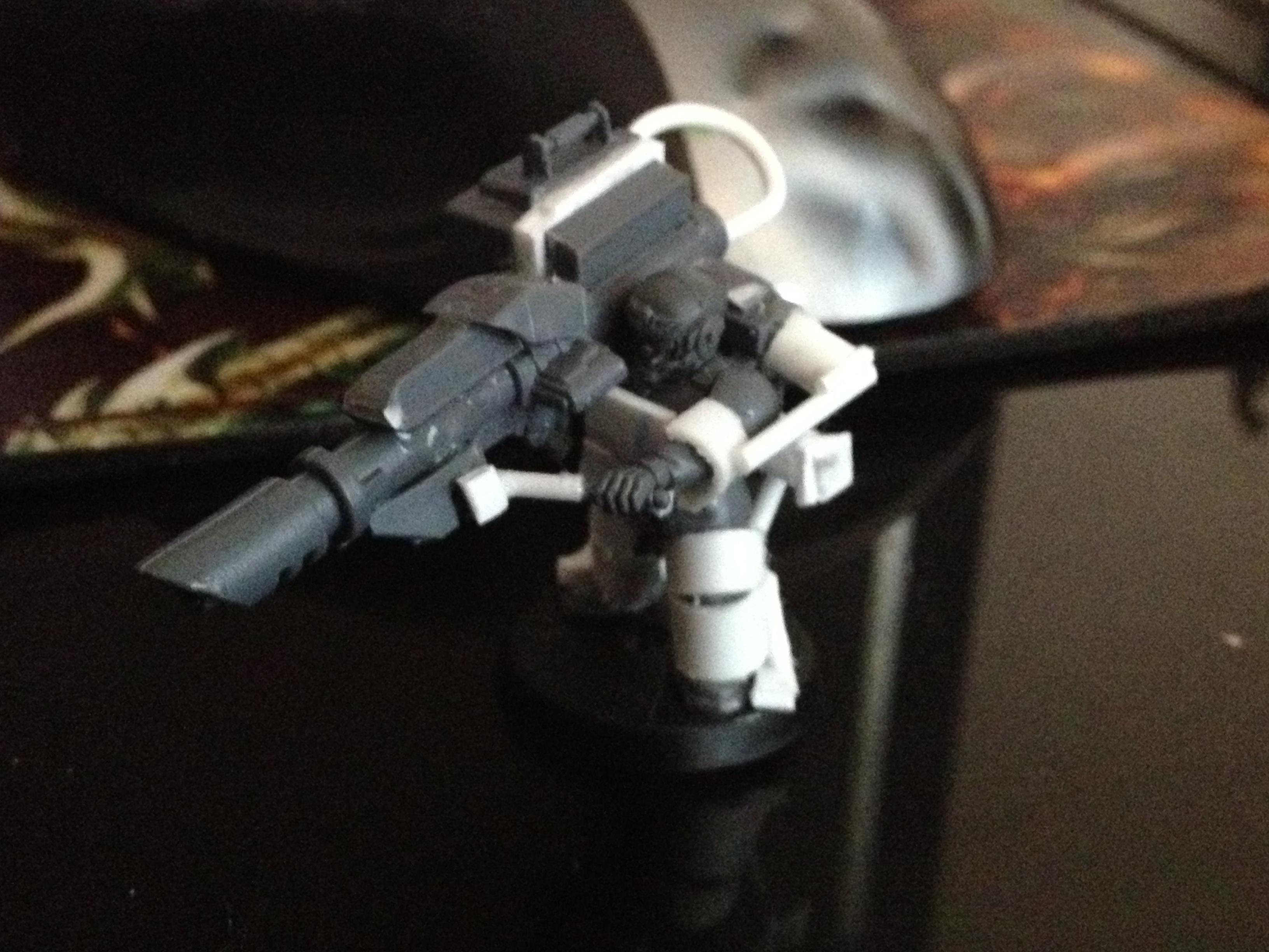 Heavy Weapons Trooper. Lascannon