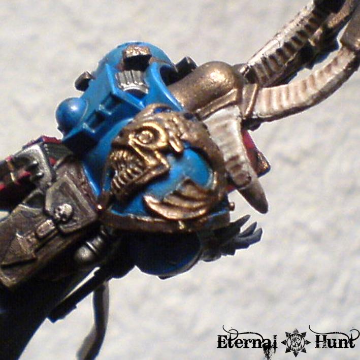 Champion, Chaos, Conversion, Sorcerer, Thousand Sons, Tzeentch, Warhammer 40,000, Work In Progress