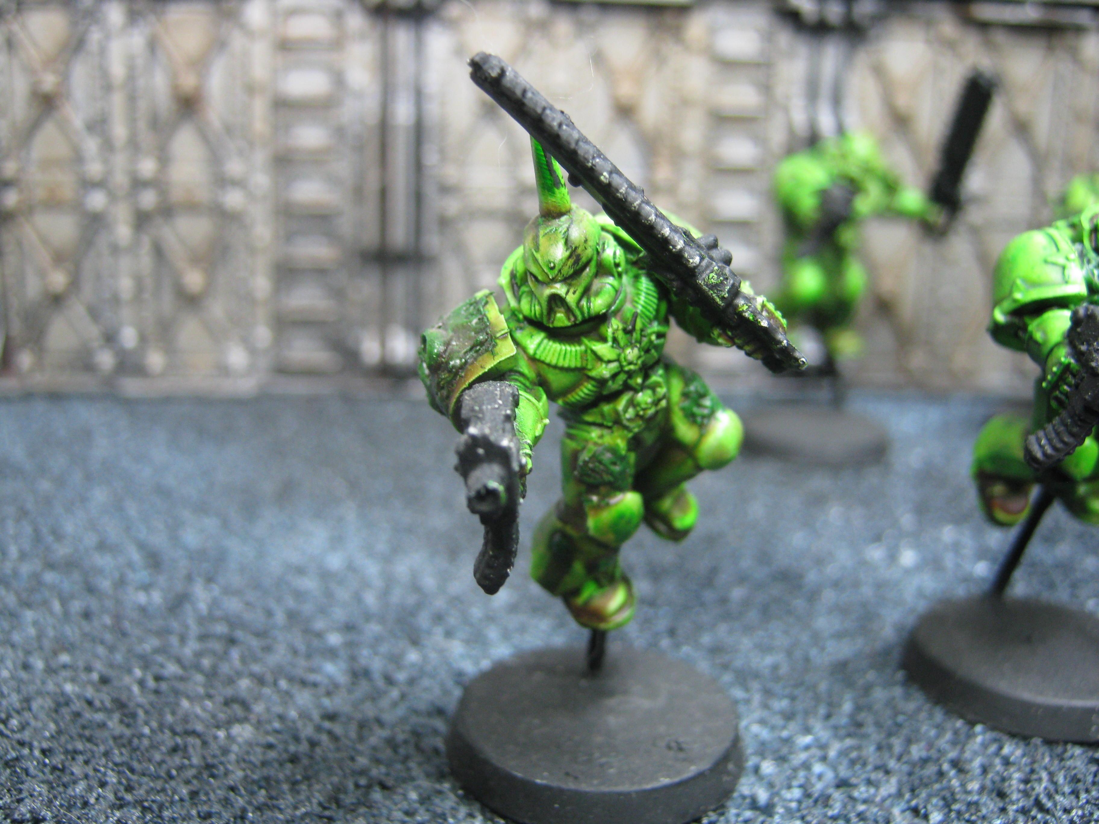 Chaos Space Marines, Conversion, Nurgle, Plague Marines, Raptors, Warhammer 40,000