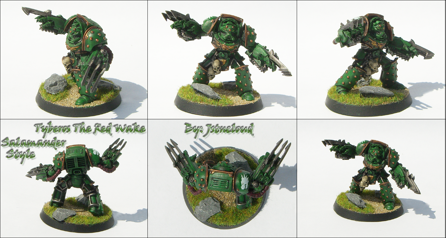 Badab War, Forge World, Salamander, Salamanders, Space Marines, Terminator Armor, Tyberos, Warhammer 40,000, Warhammer 40k Space Marines Badab War Tyberos Terminator Salamander Salamanders Forgeworld Forge World