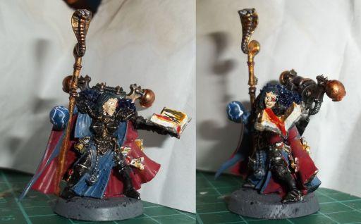 Canoness, Chaos, Kitbash, Sorceress, Tzeentch