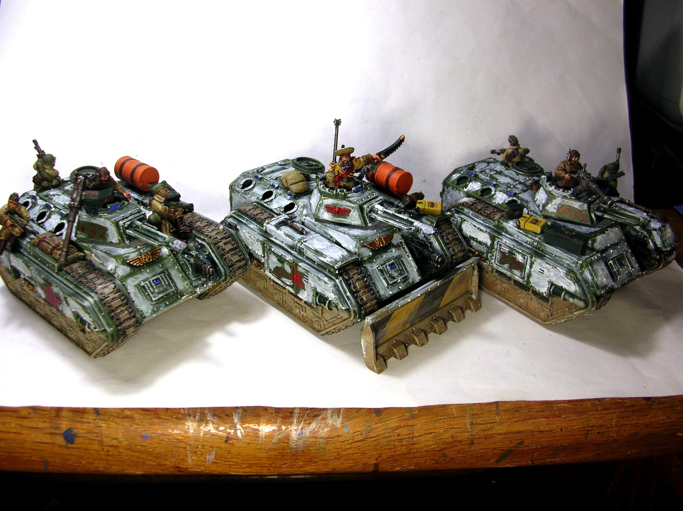 Chimera, Imperial Guard, Russians, Valhallans, Warhammer 40,000, Winter