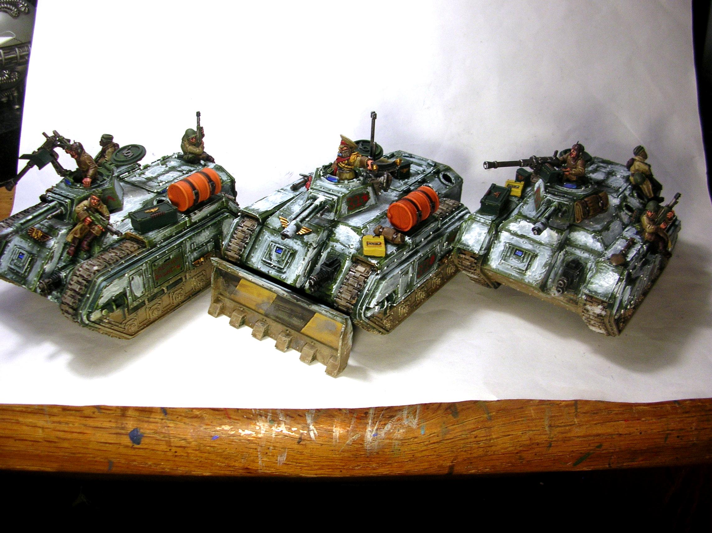 Chimera, Imperial Guard, Russians, Valhallans, Warhammer 40,000, Winter