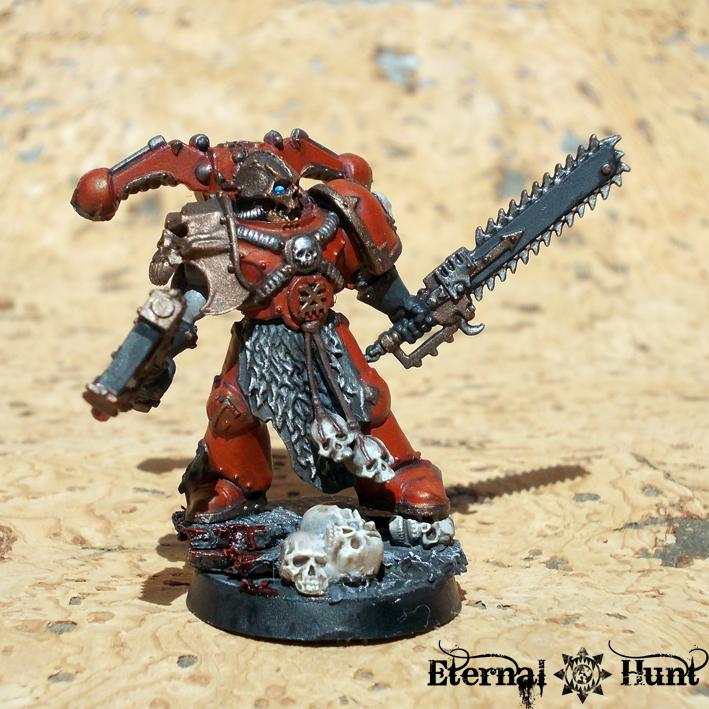 Berzerker, Champion, Chaos, Conversion, Khorne, Warhammer 40,000, World Eaters