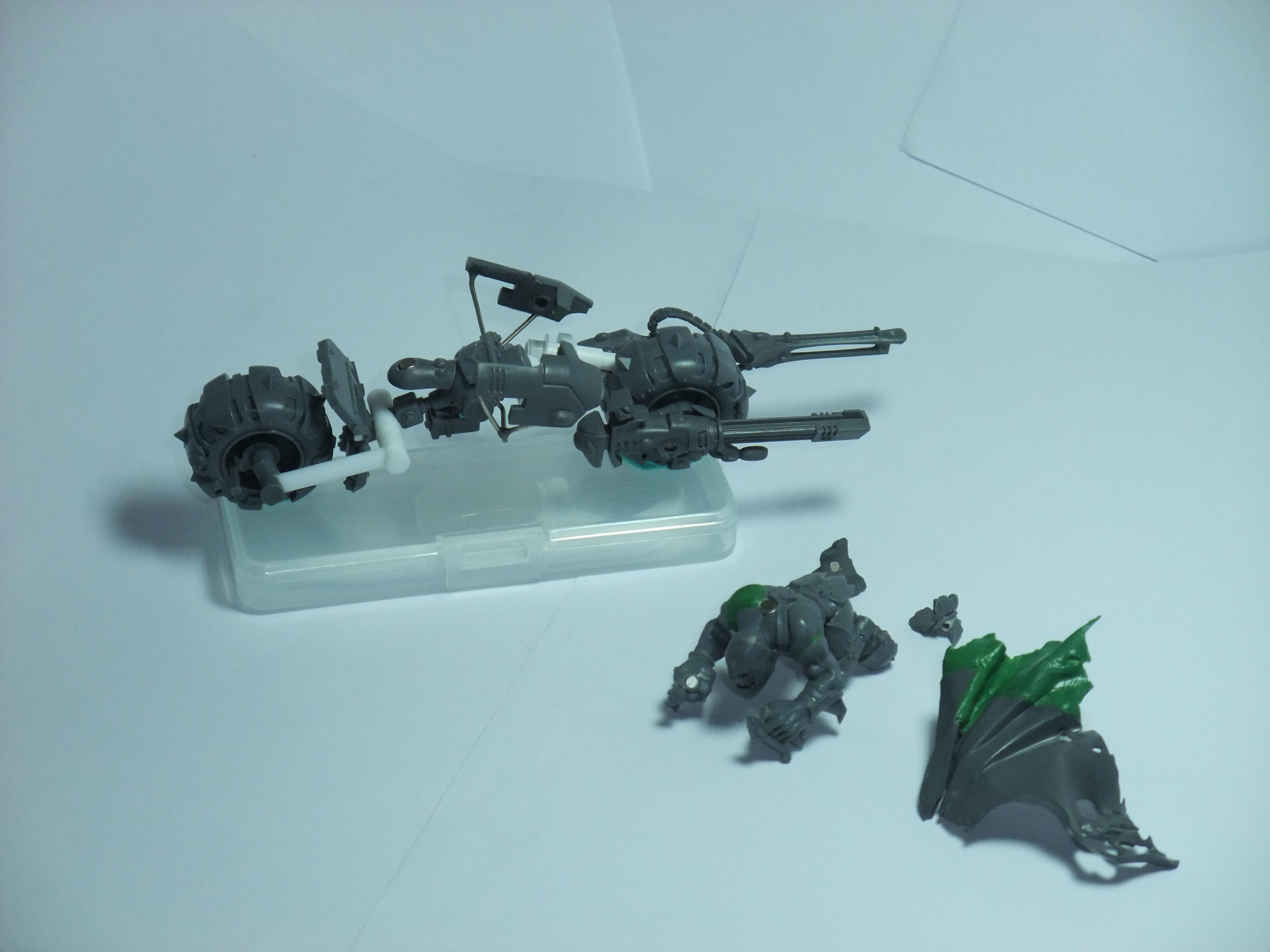 Batman, Batpod, Bike, Conversion, Dakka Knight, Dark Knight, Orks, Warbiker, Work In Progress