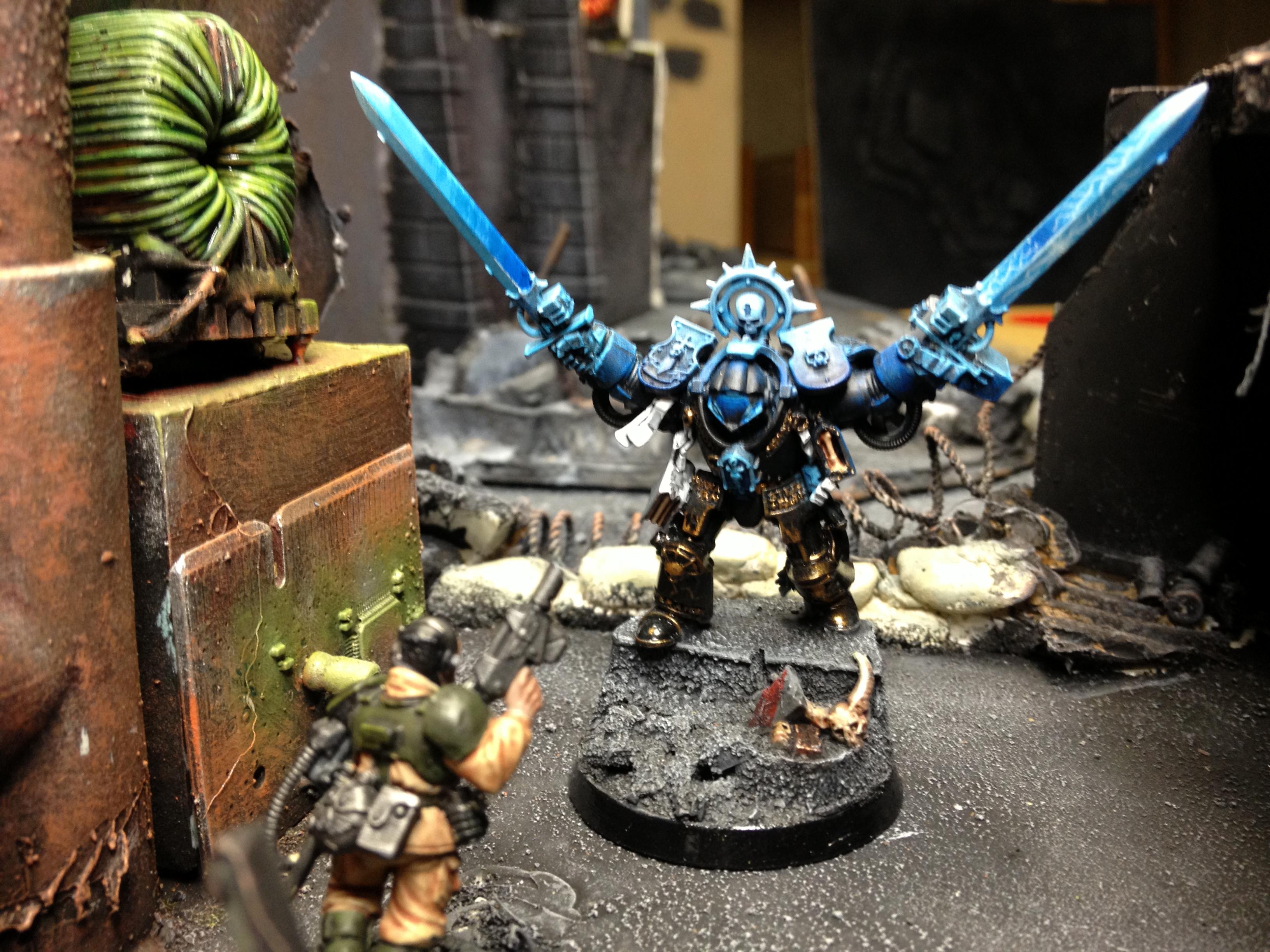 Cadians, Glow Effect, Grey Knights, Imperial Guard, Paladin, Space Marines, Terminator Armor