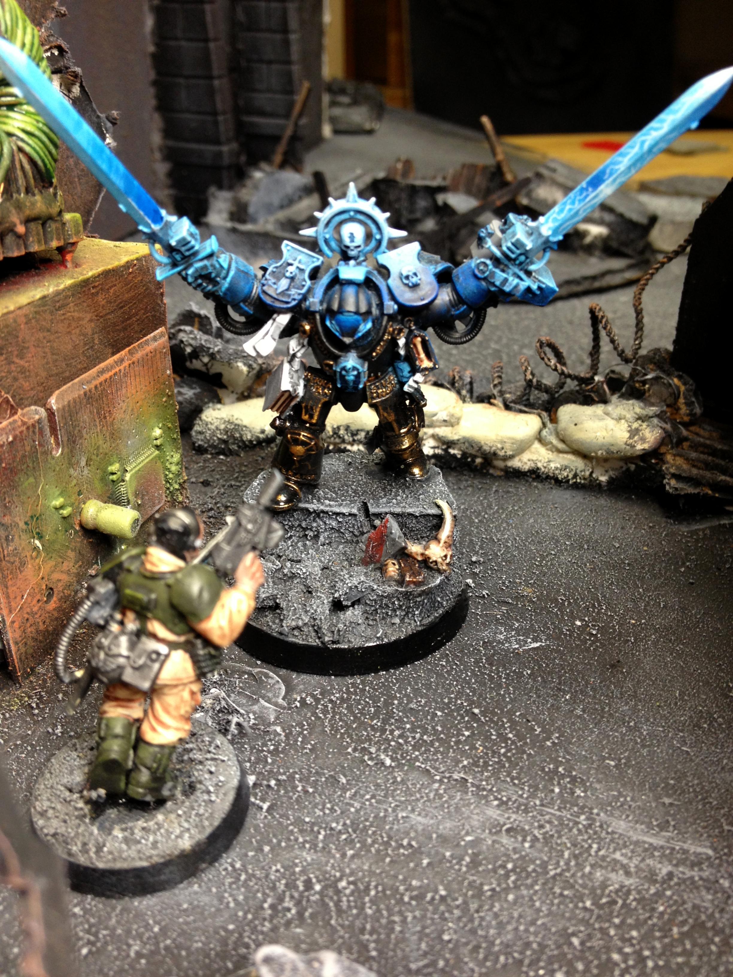 Cadians, Glow Effect, Grey Knights, Imperial Guard, Paladin, Space Marines, Terminator Armor, Warhammer 40,000