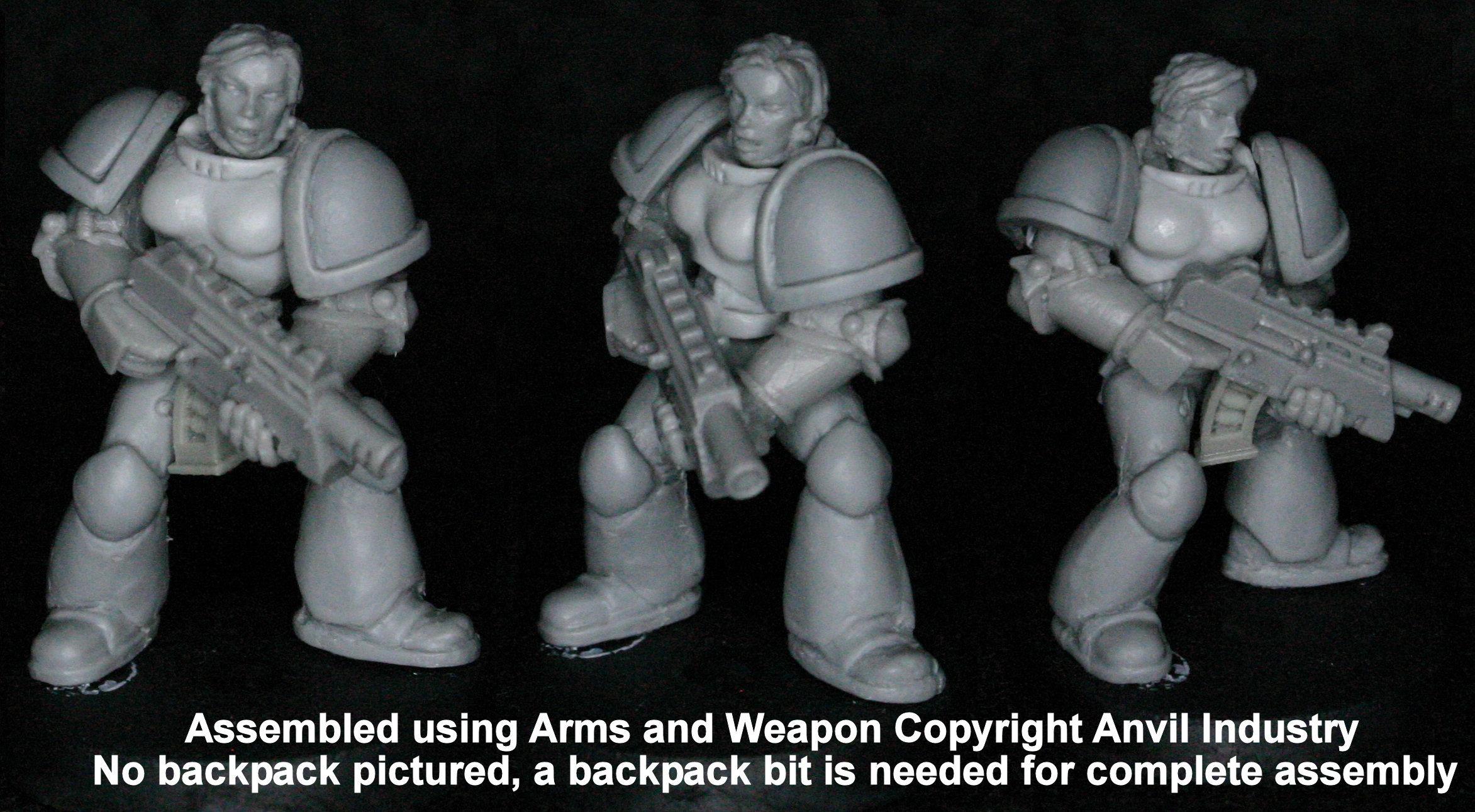 Anvil Industry, Female, Space Marines