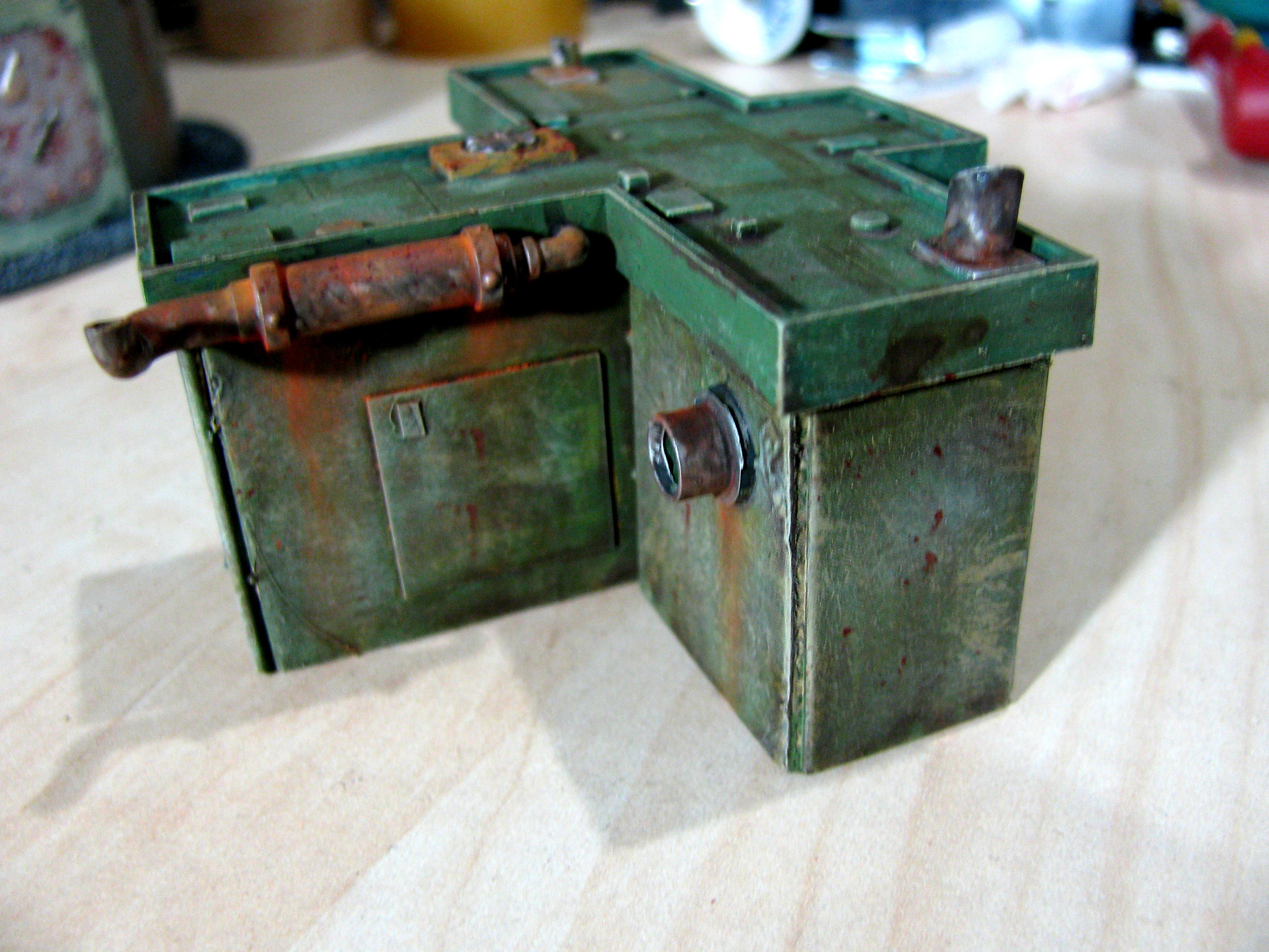 Pump, Room, Terrain, Weathered
