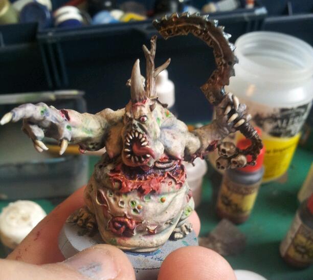 all thats left now is to add some clear nail varnish to the wound areas. .