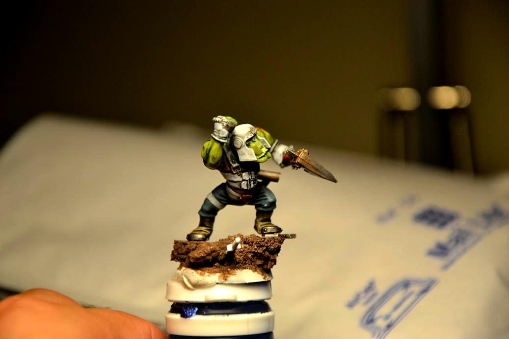 Ard Boys, Blood Axe, Boys, Nob, Orks, Shootas