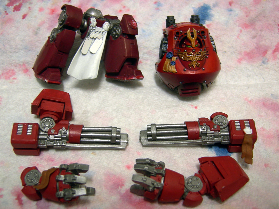 Contemptor, Dreadnought, Thousand Sons, Work In Progress