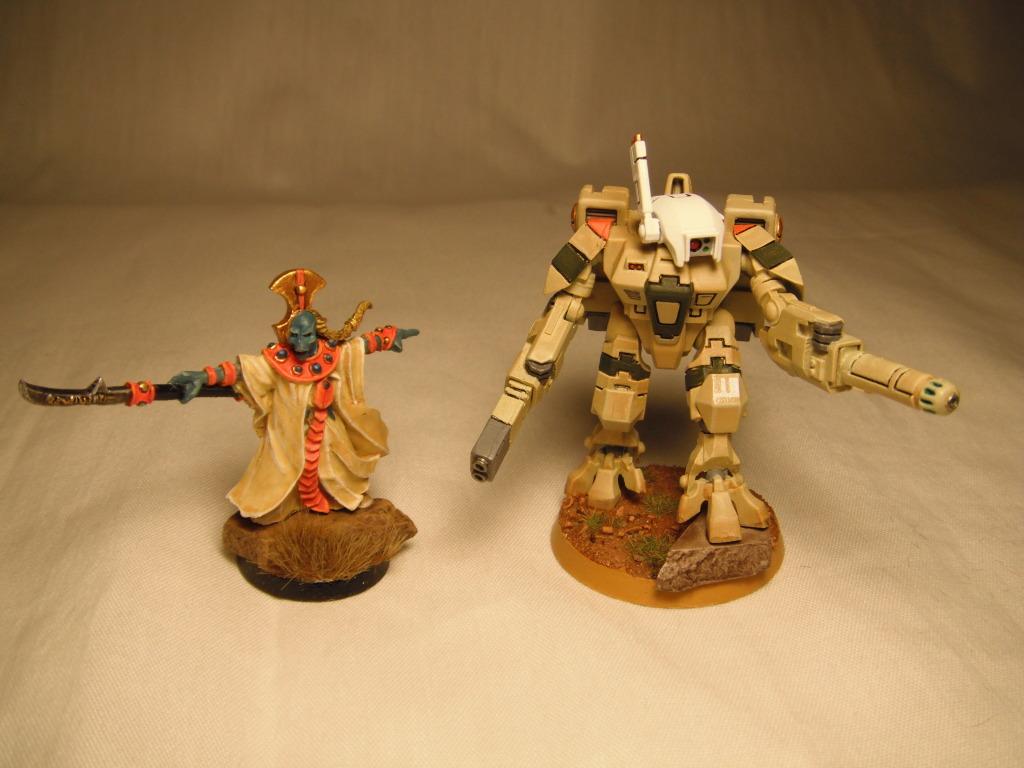 Battlesuit, Ethereal, Headquarters, Tau, Warhammer 40,000, Warhammer Fantasy