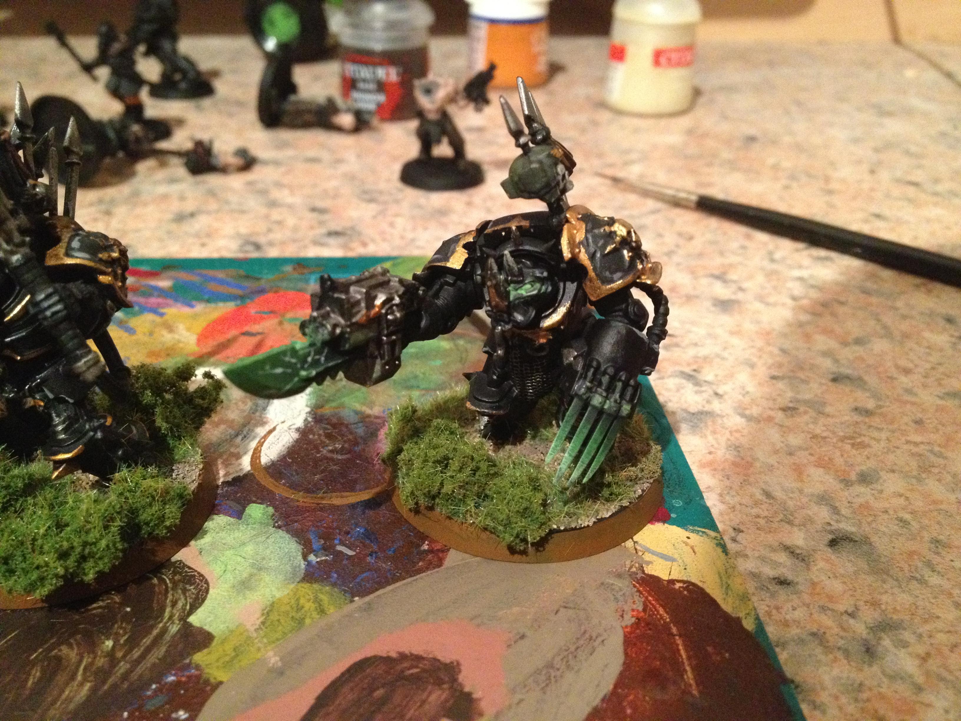 Black Legion, Chaos, Chaos Space Marines, Terminator Armor