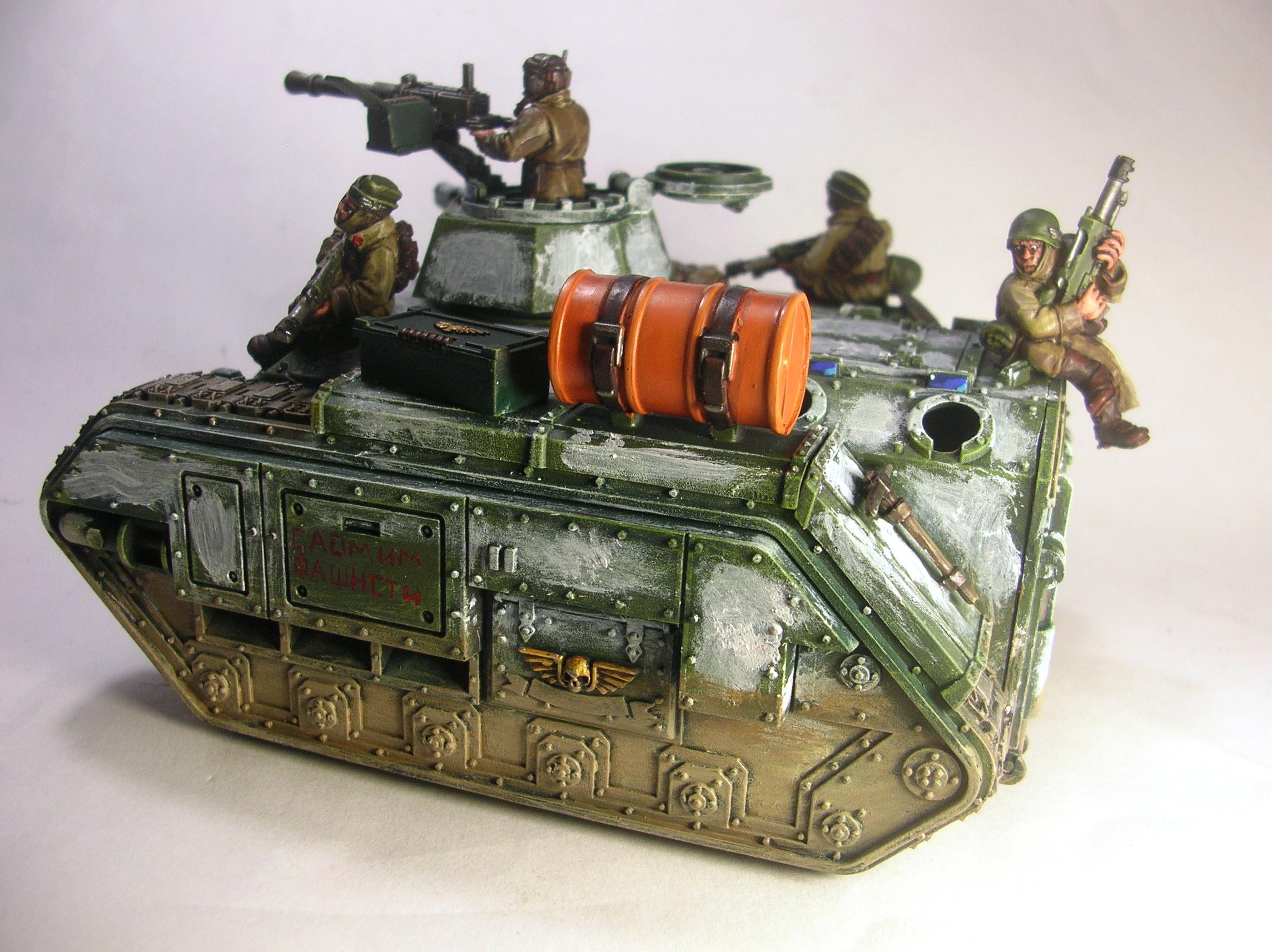 Chimera, Imperial Guard, Russians, Valhallans, Warhammer 40,000, Winter