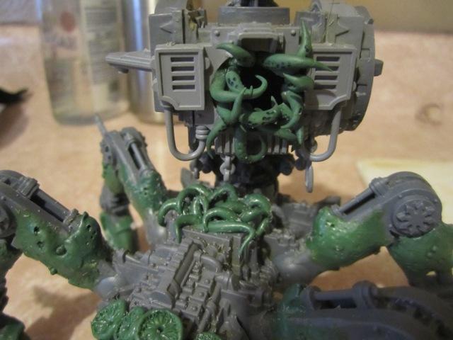Back of the defiler with the daemon escaping.  