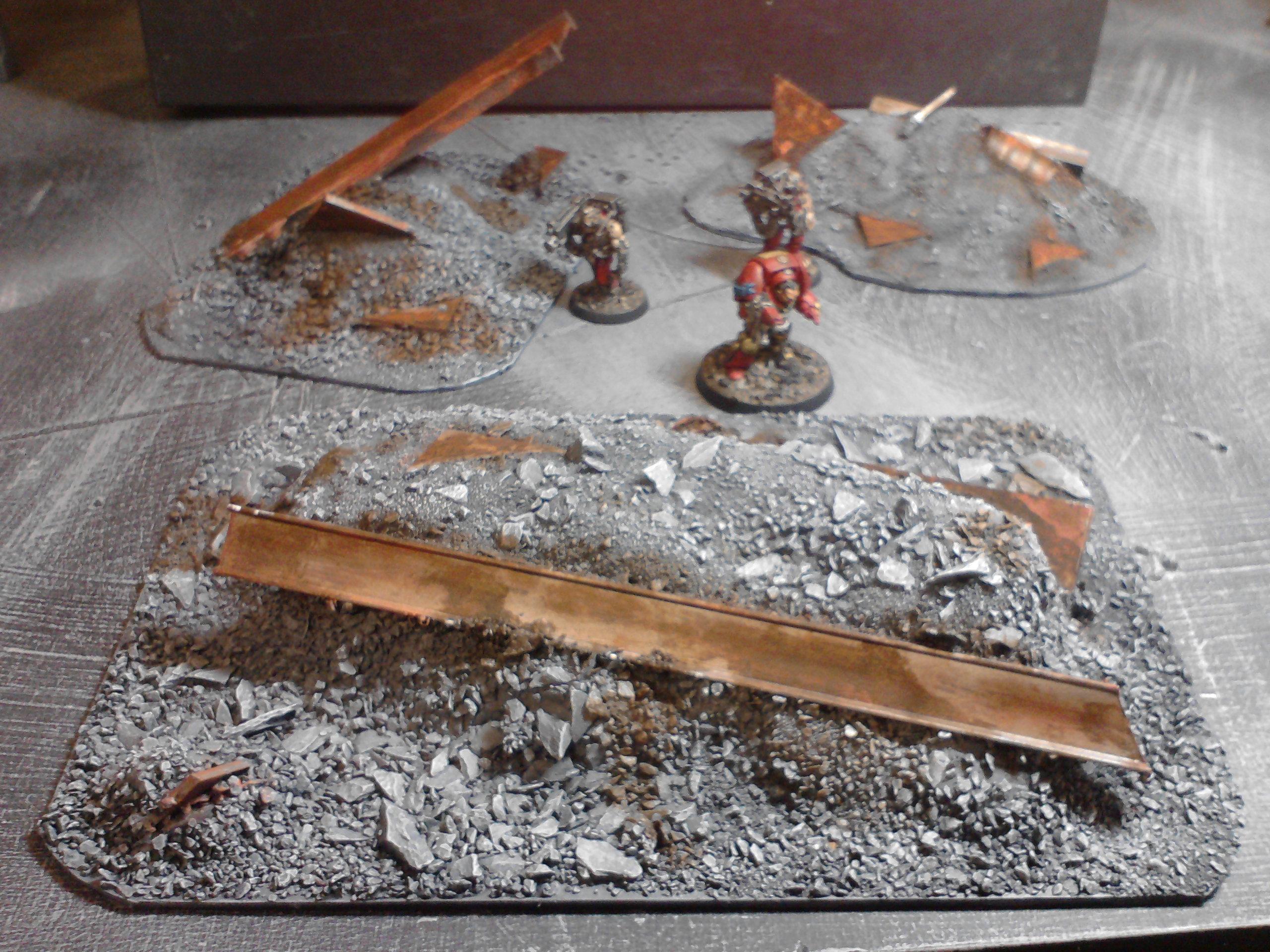 homemade rubble mounds