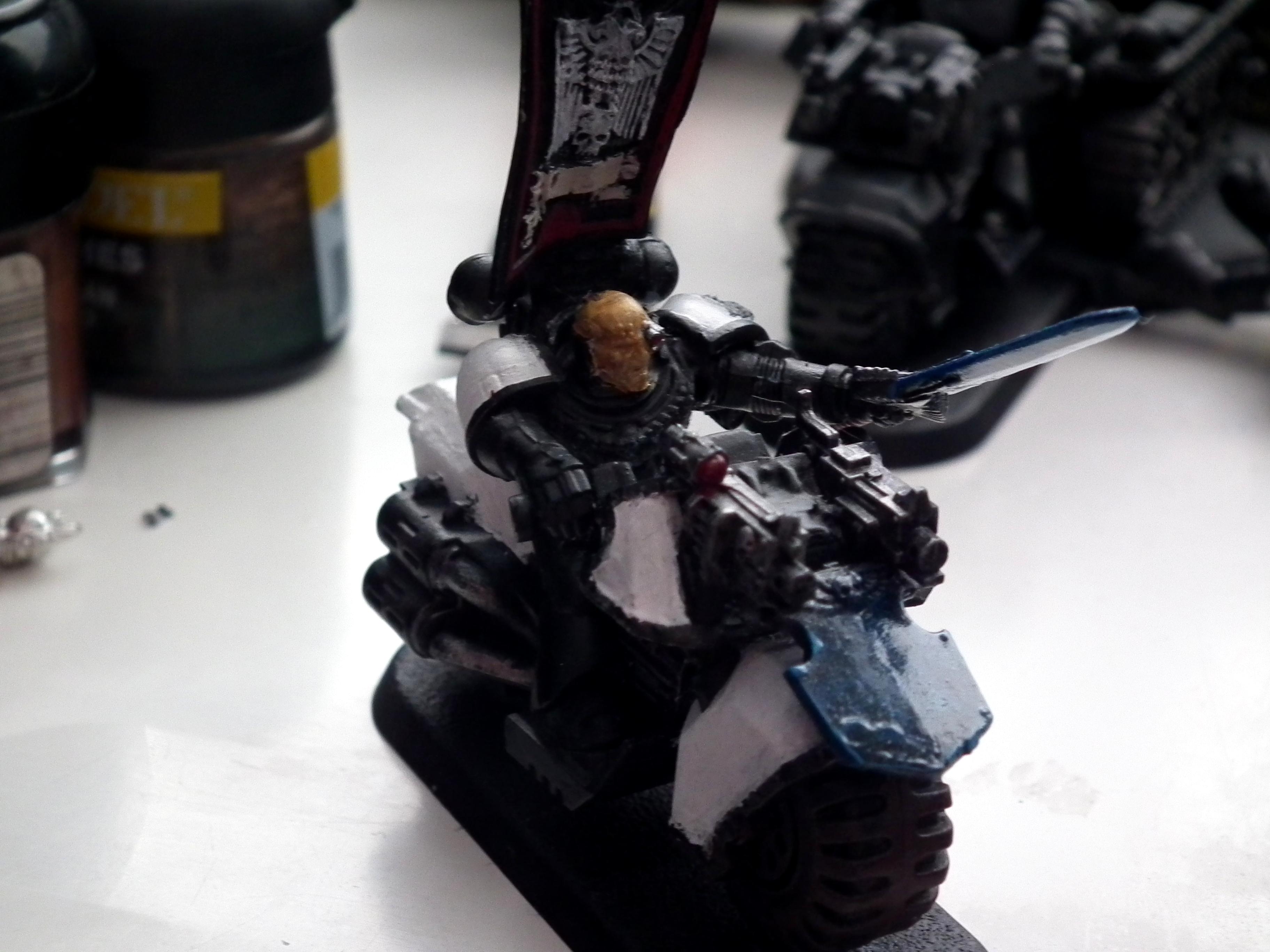 Bike, Captain, Raven Guard, Space Marines, Warhammer 40,000