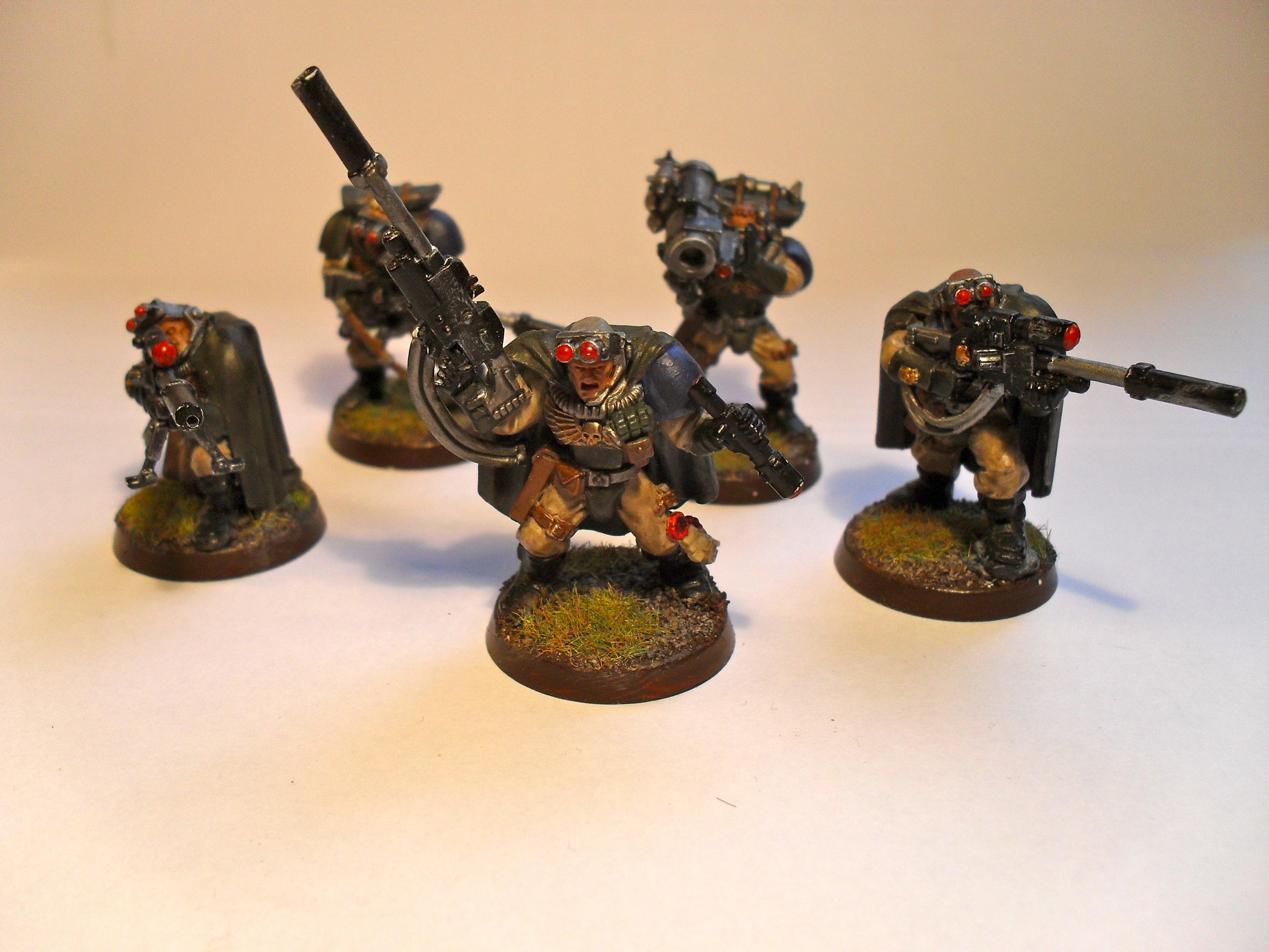 Scouts with sniper rifles