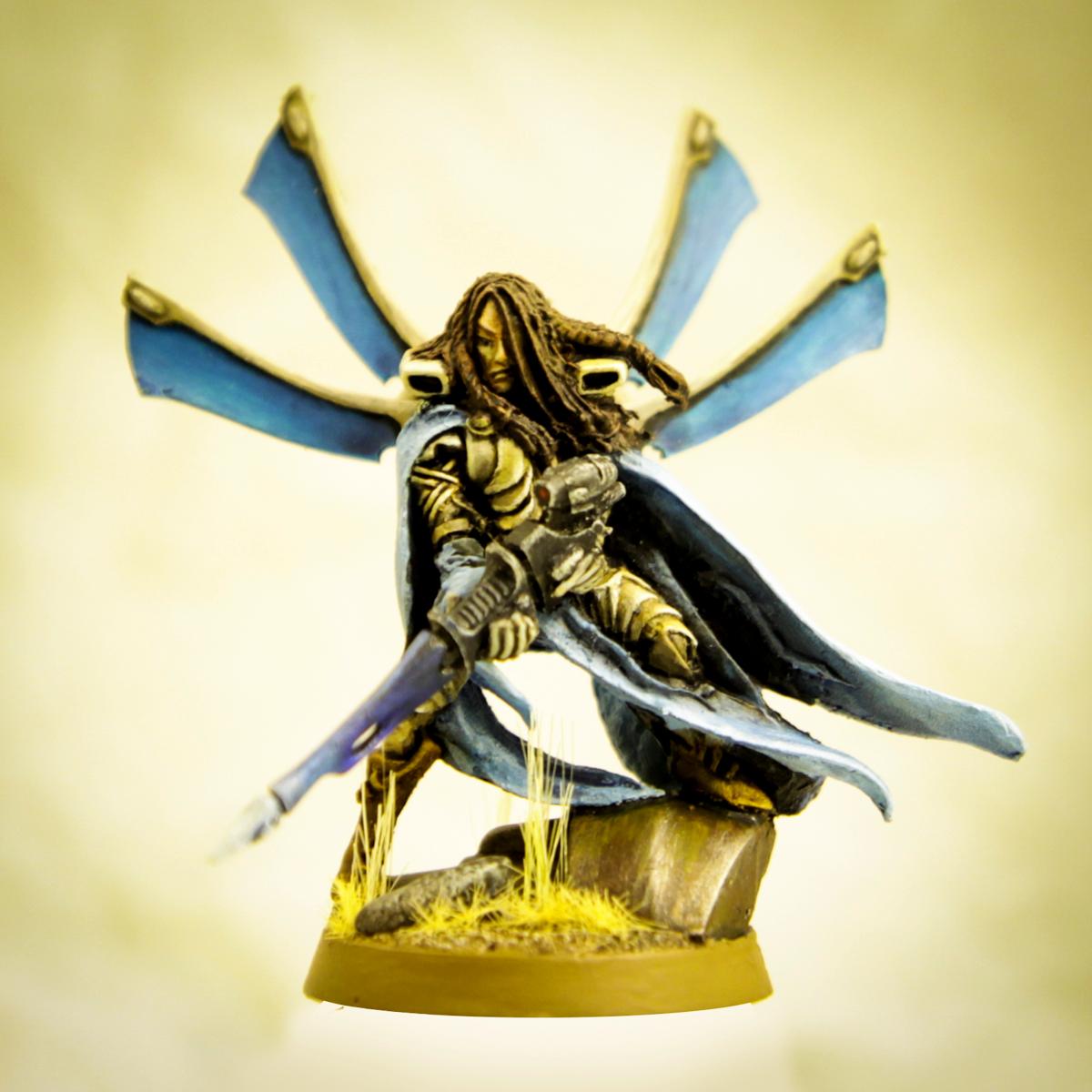 Corsairs, Eldar, Corsair Prince with Lasblaster and Jetpack