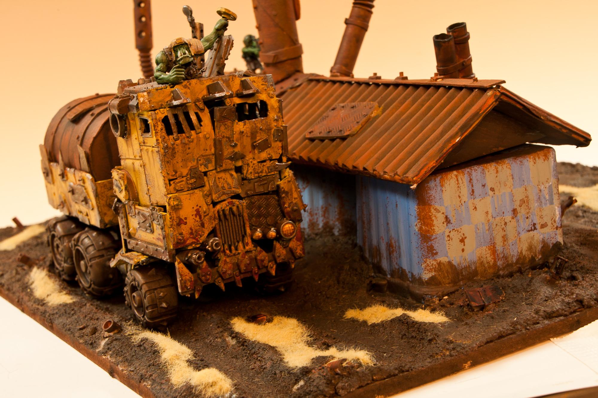 Competition, Cookie, Orks, Package, Rust, Terrain, Truck, Trukk