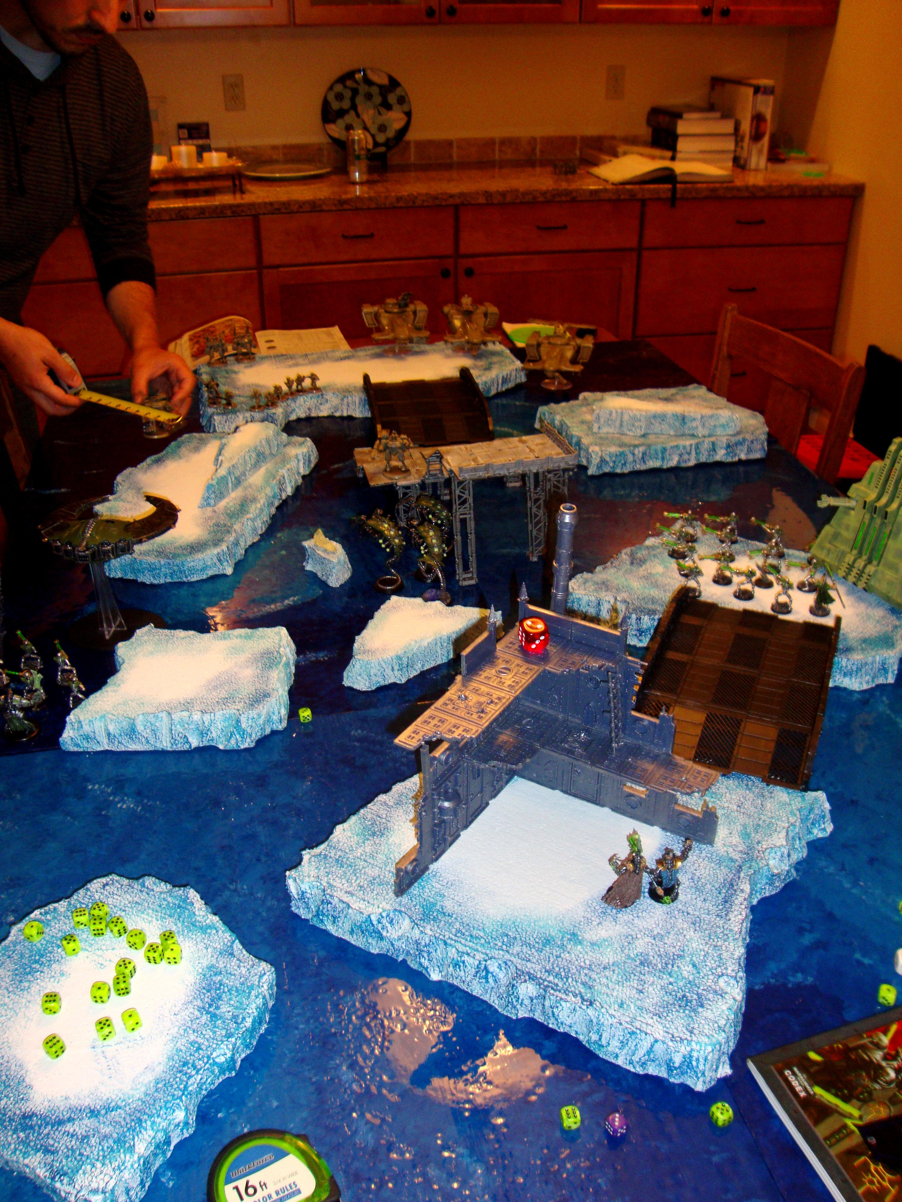 Board, Game, Ice, Necrons, Snow, Tau