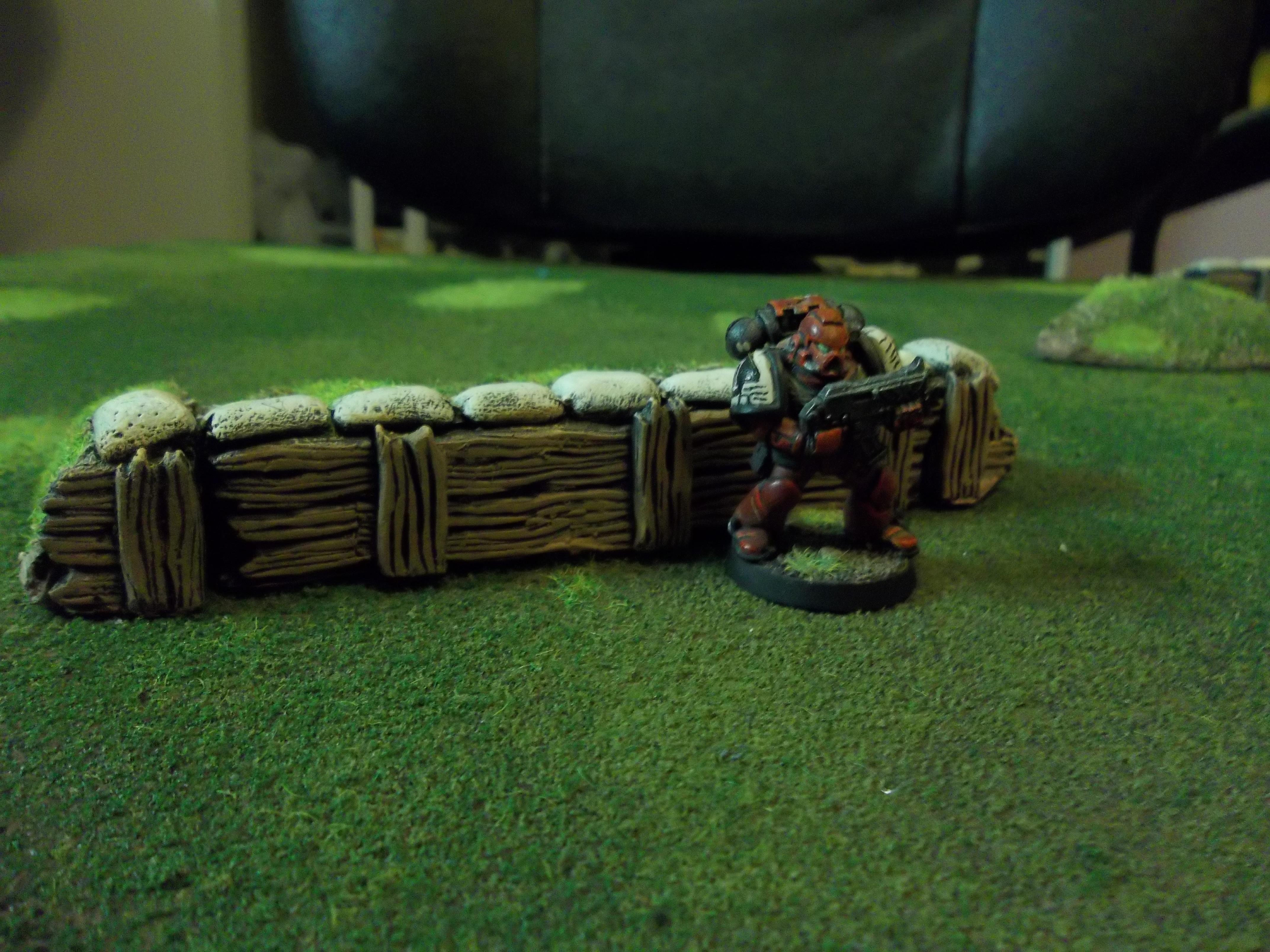 Barricade, Blood Ravens, Space Marines, Terrain, Warhammer 40,000