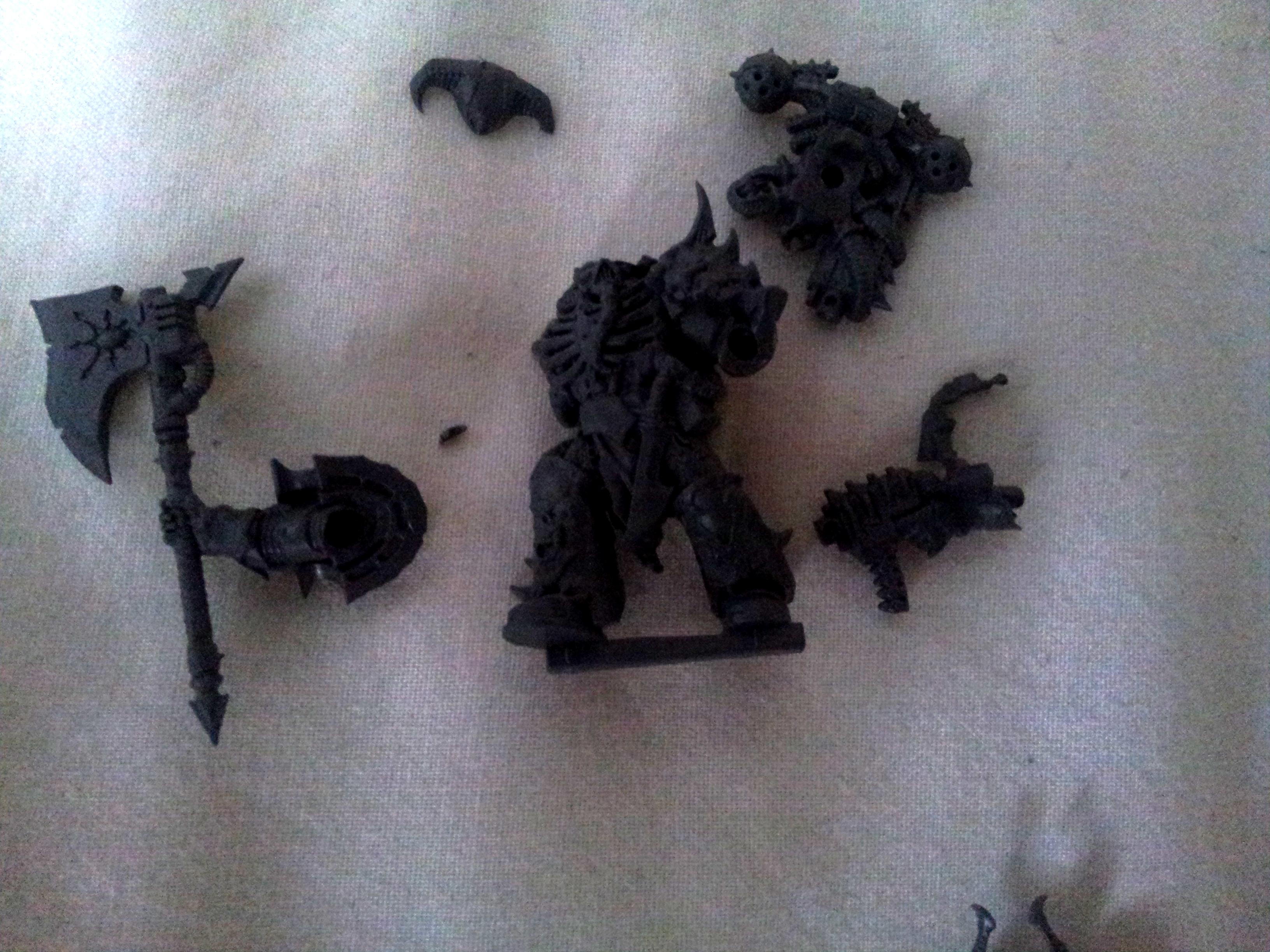 Chaos Space Marines, Chosen, Dark Vengeance, Deadshot, Khorne, Power Axe, Work In Progress