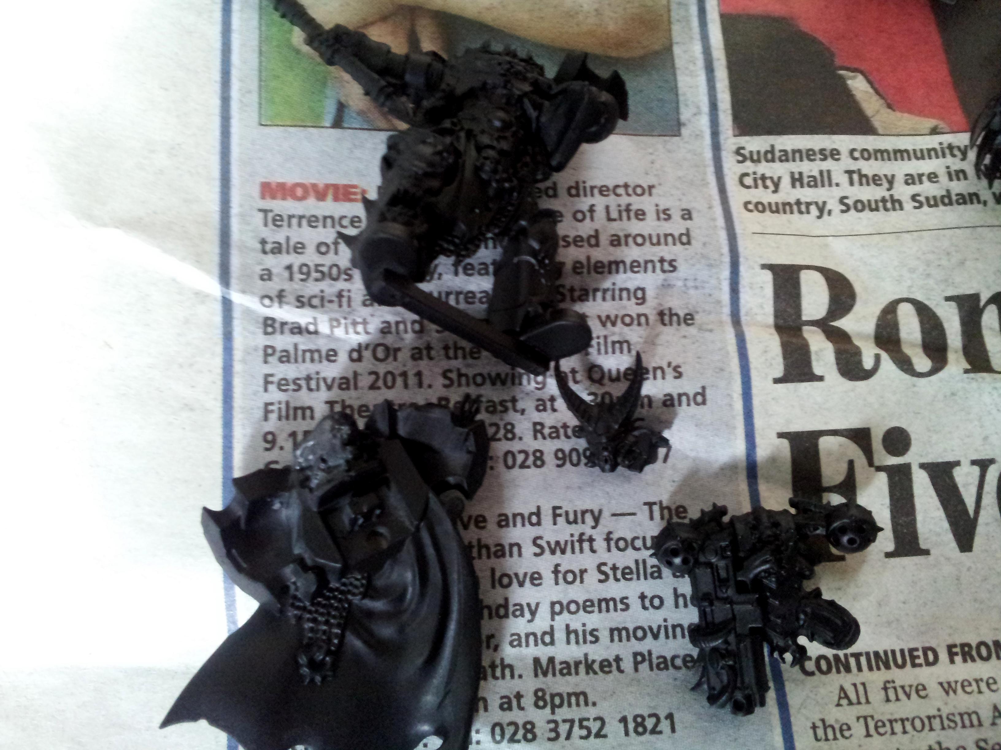 Chaos Space Marines, Chosen, Chosen Champion, Dark Vengeance, Deadshot, Khorne, Power Maul, Work In Progress
