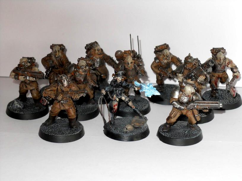 Chaos Cultist, Commissar, Female, Imperial Guard, Lost And The Damned, Renegade, Traitor