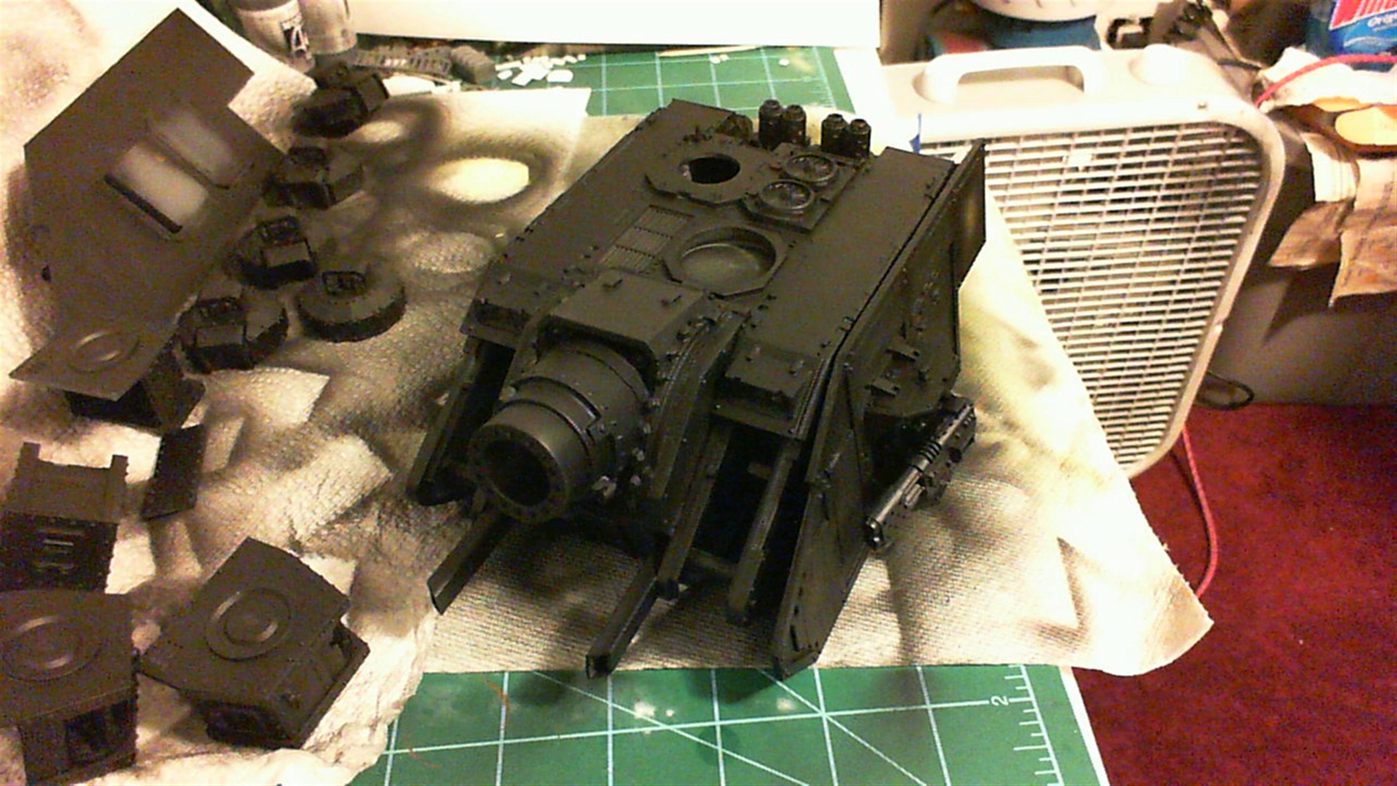 Ares, Big Momma, Big Momma Cannon, Conversion, Land Raider Ares, Land Raider Conversion, Land Raider Typhon, Puppetswar, Space Marines, Tank, Typhon
