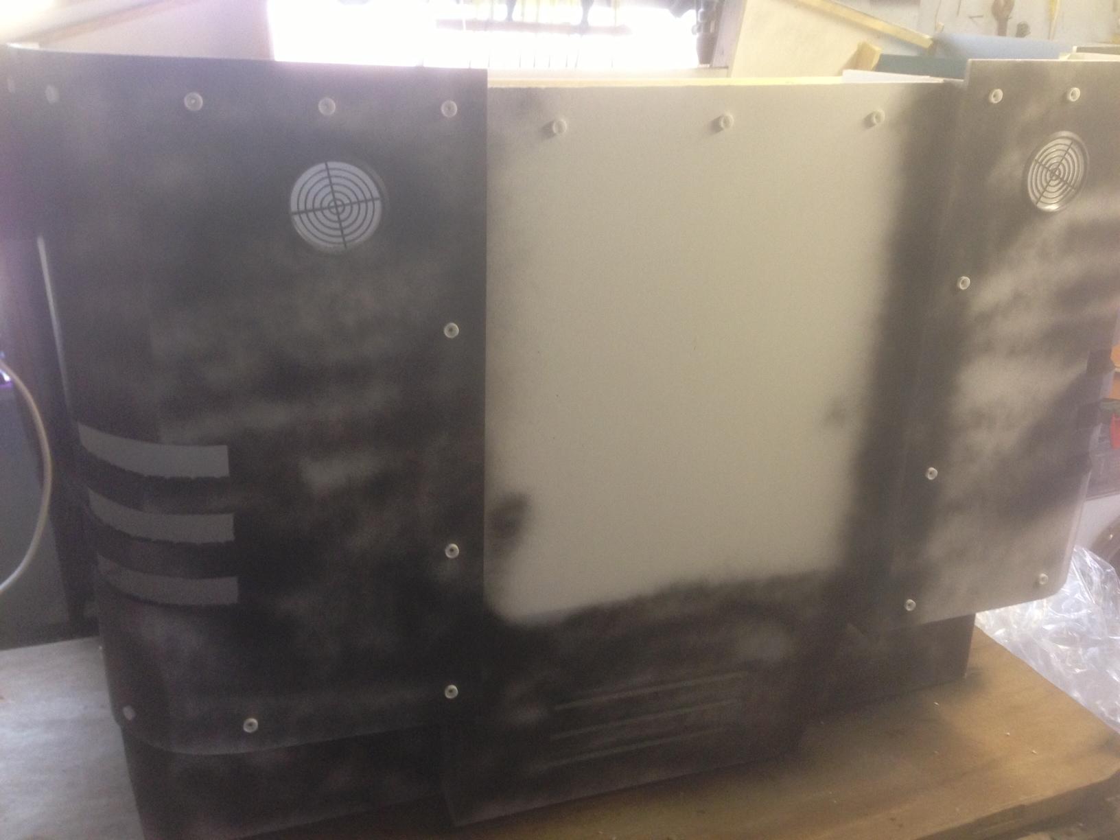 More work has been done to the read. Undercoating now in black