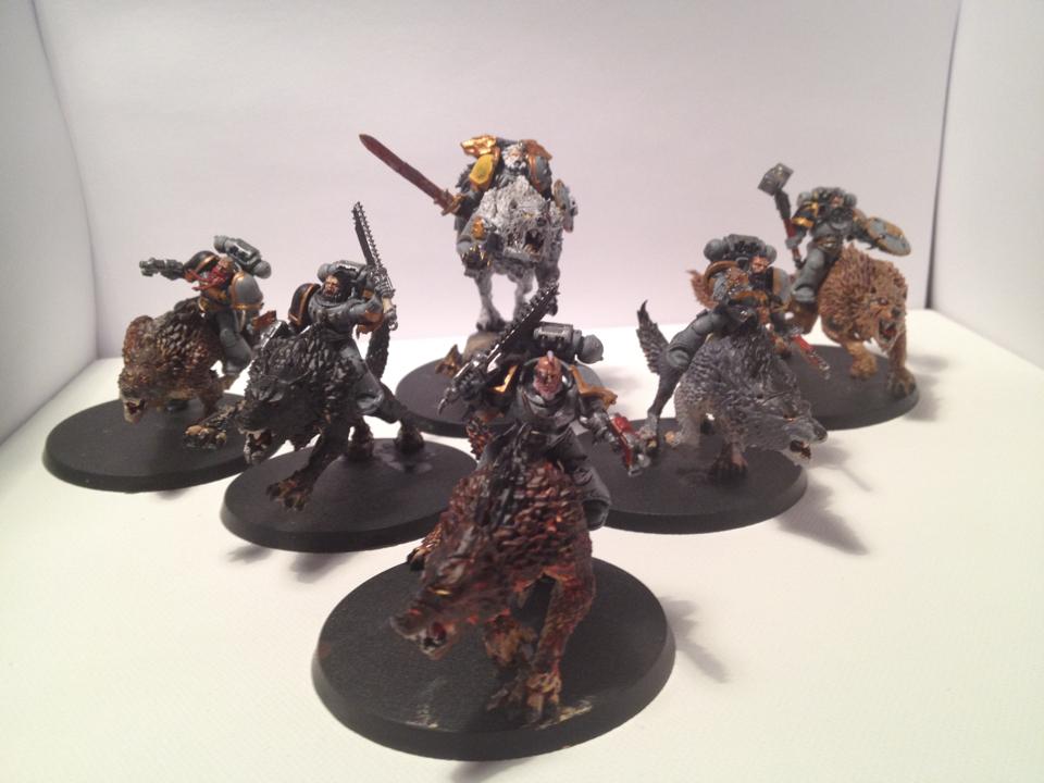 Nogood, Nogoodpainting, Space Wolves, Thundercav, Thunderwolf, Thunderwolf Cavalry