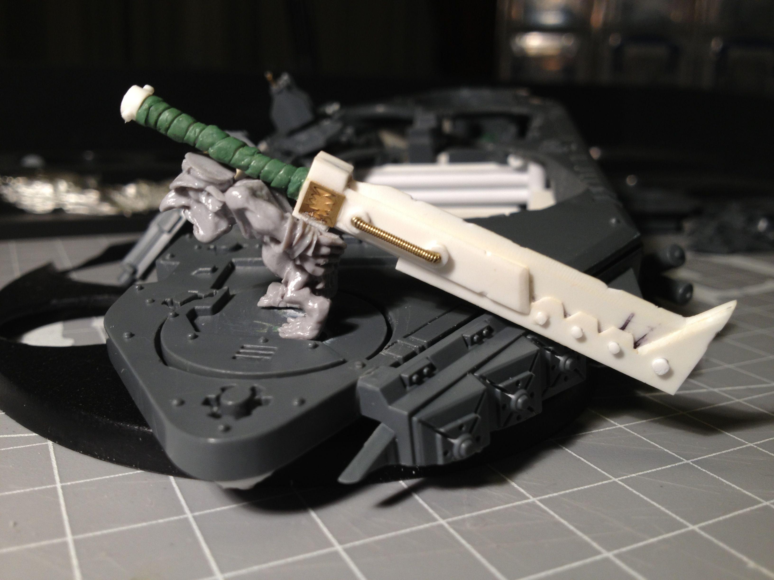 Da Dark Angelz, Orks, Warboss, Work In Progress