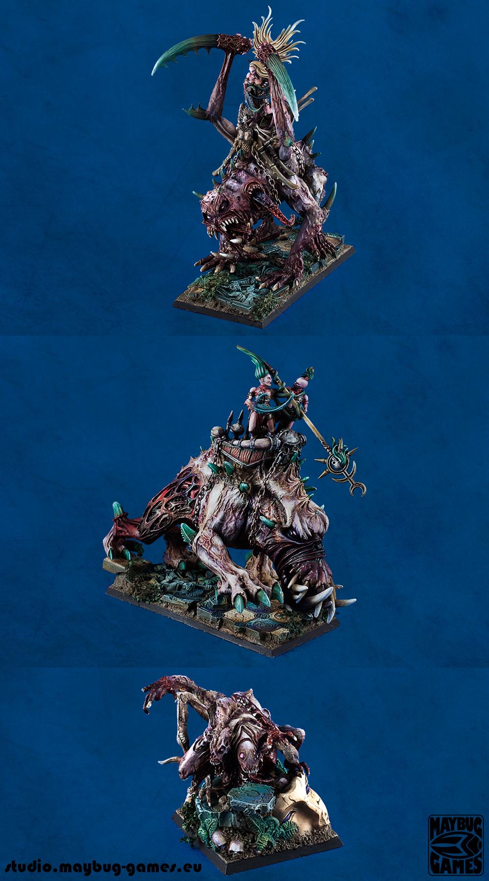 Slaanesh, Spawn, Spinned Beast, Wfb