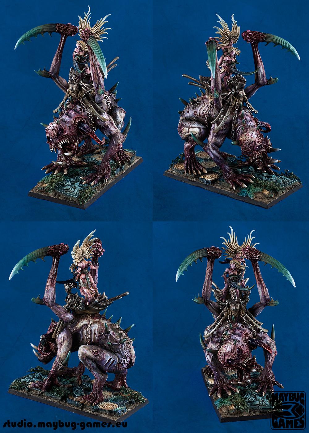 Slaanesh, Spawn, Spinned Beast, Wfb